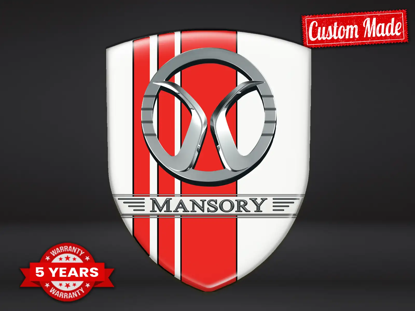 Mansory Personalisierte Autosticker Stern Exklusiv Minimal